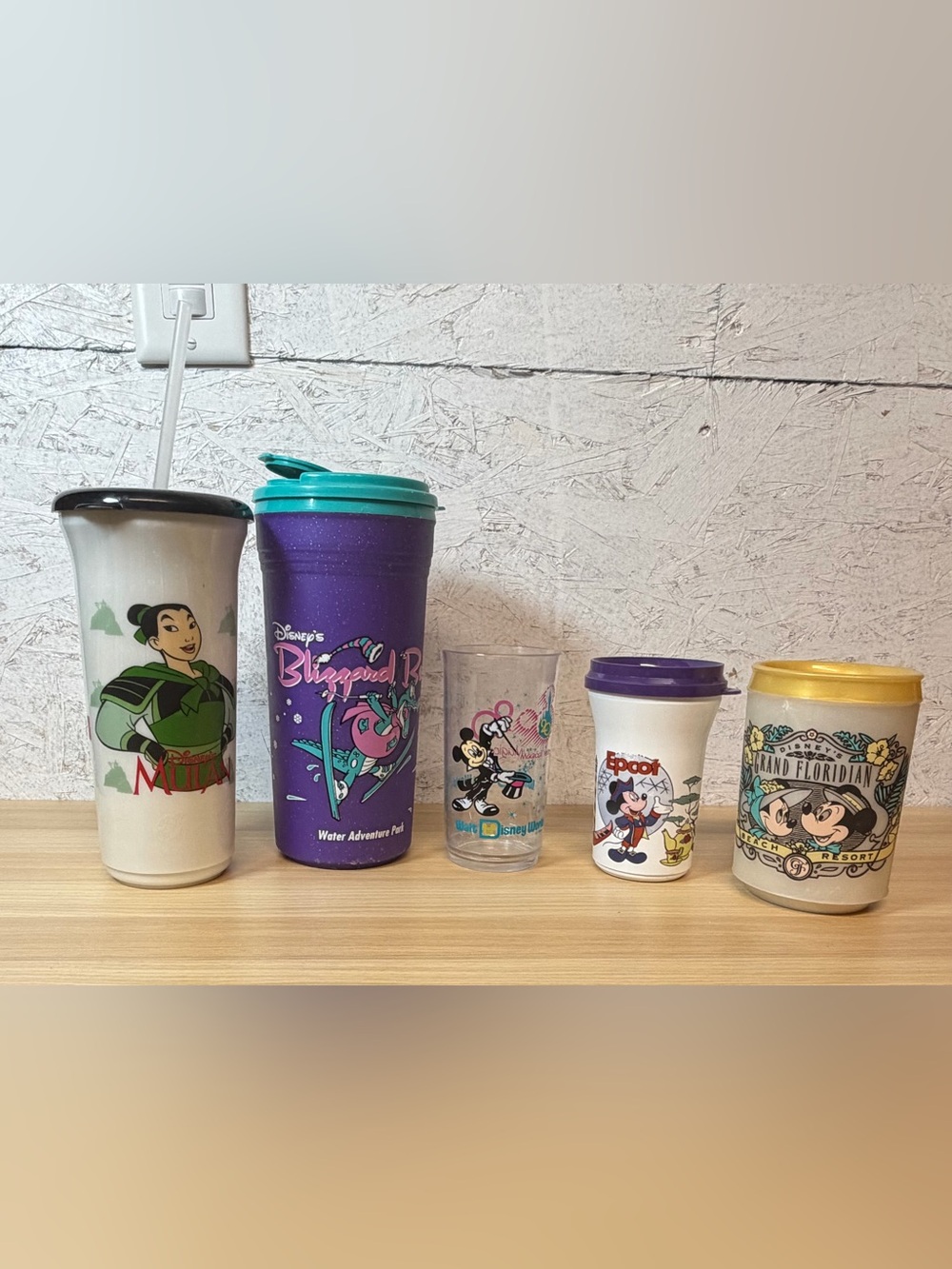Vintage Disney Collectable Cups